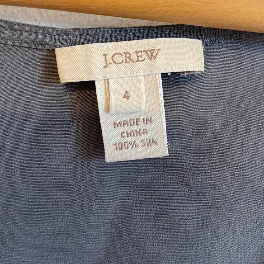 J Crew Casual Summer Sleeveless Ruffled Cami Shirts Blouse Size 4